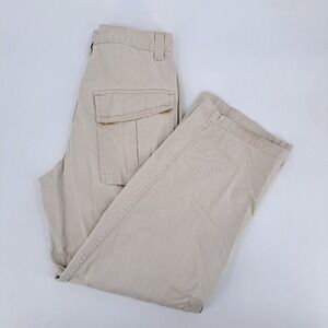 Levi's SilverTab Cargo Pants Mens 32x30 Cotton Khaki Tan Baggy Y2K Vintage